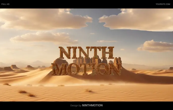 Mysterious Desert 3D Trailer